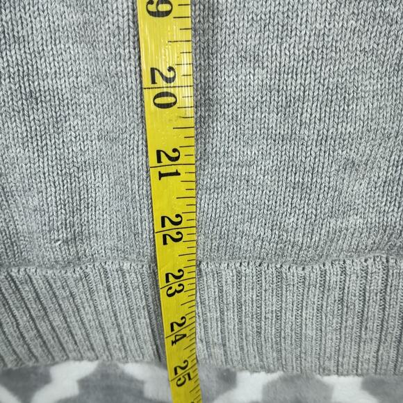 MG Black Label Sweater Jacket Men Size Small Gray Quilted Knit Button Zip - Picture 7 of 9